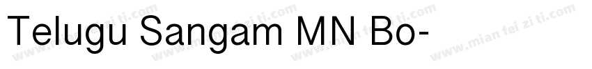 Telugu Sangam MN Bo字体转换